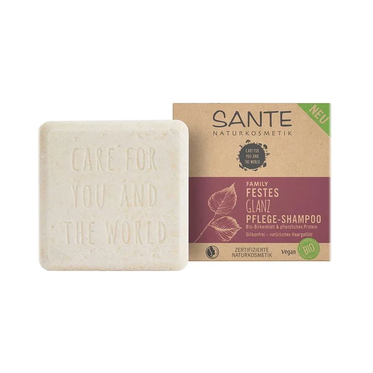 Family Solid Shampoo Shine Birke Bio & pflanzliches Eiweiß