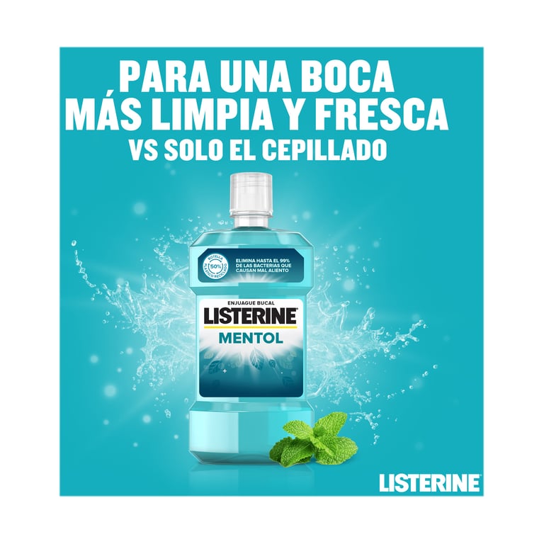 Collutorio Cool Mint 500 ml di Listerine