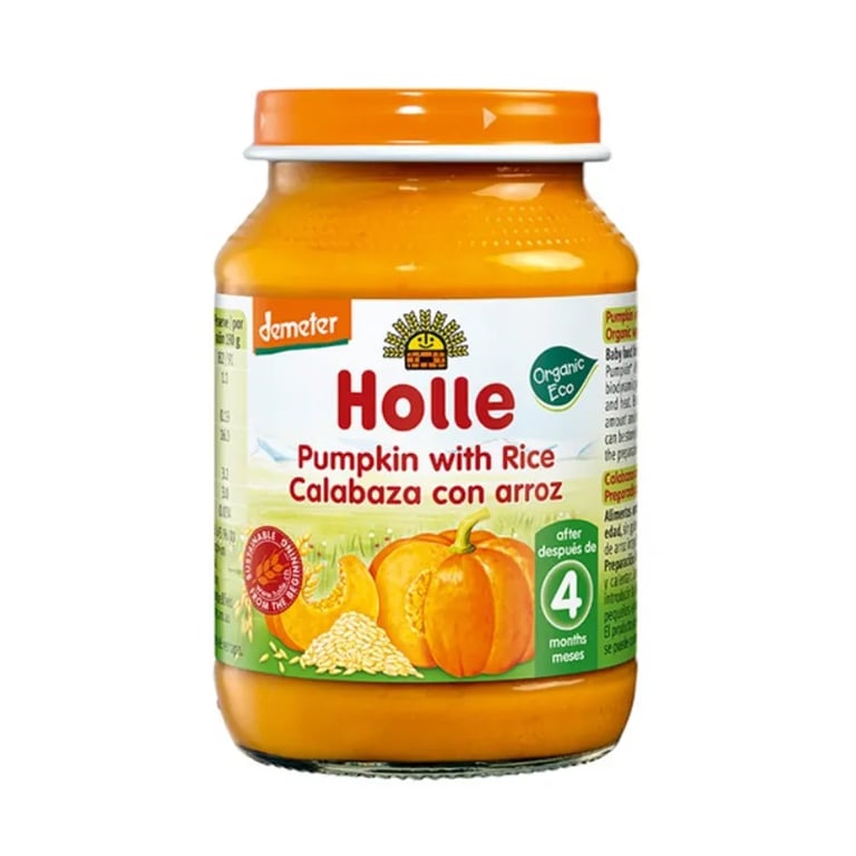 Calabaza Con Arroz 4 Meses Bio