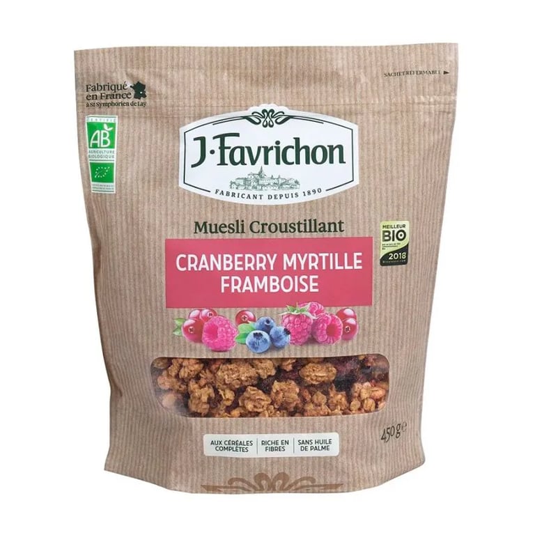 Crunchy Muesli Mirtilo, Arandanos Y Frambuesa