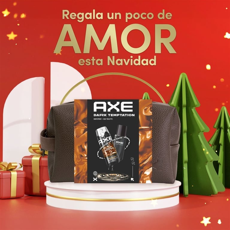 Dark Temptation EDT 100 ml + Desodorante 150 ml Set de Axe