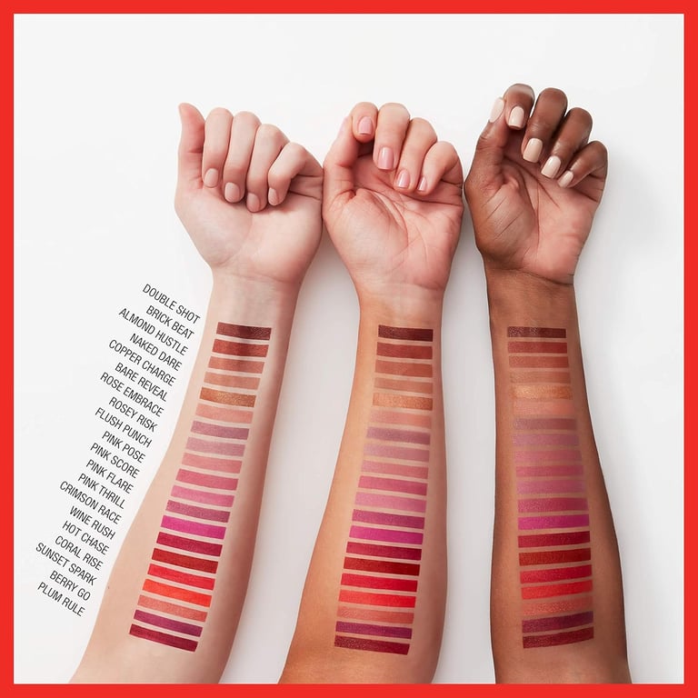Color Sensational Satin Lipstick #222-Flush punch di Maybelline