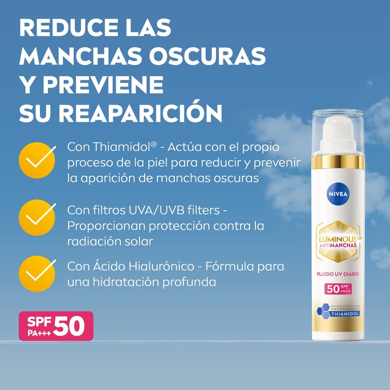 Pack Luminous Sérum Antimanchas 30 ml + Crema De Día SPF50 40 ml de Nivea
