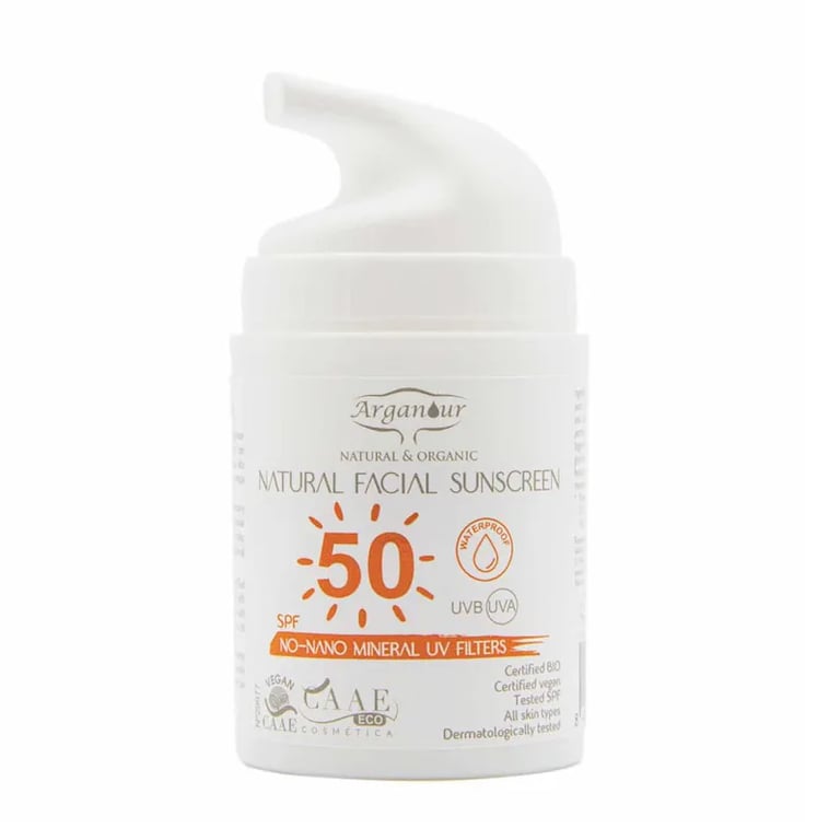 Natural Organic Facial Seunscreen SPF50
