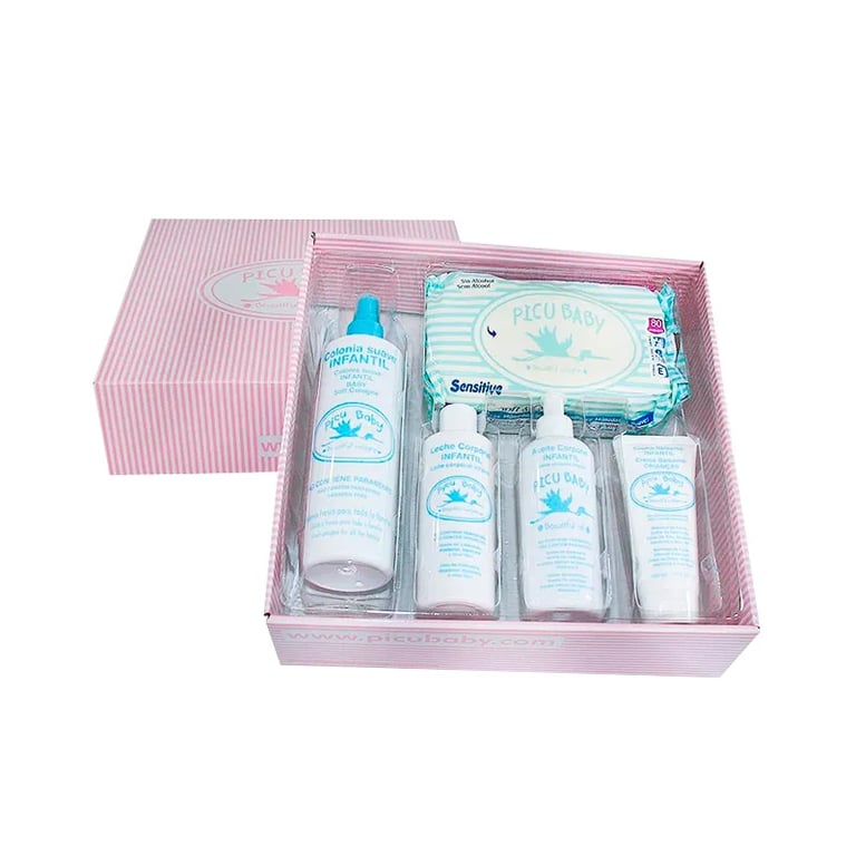 Enfants Boîte Rayures Roses Coffret 5 Pièces Parfum 60 ml