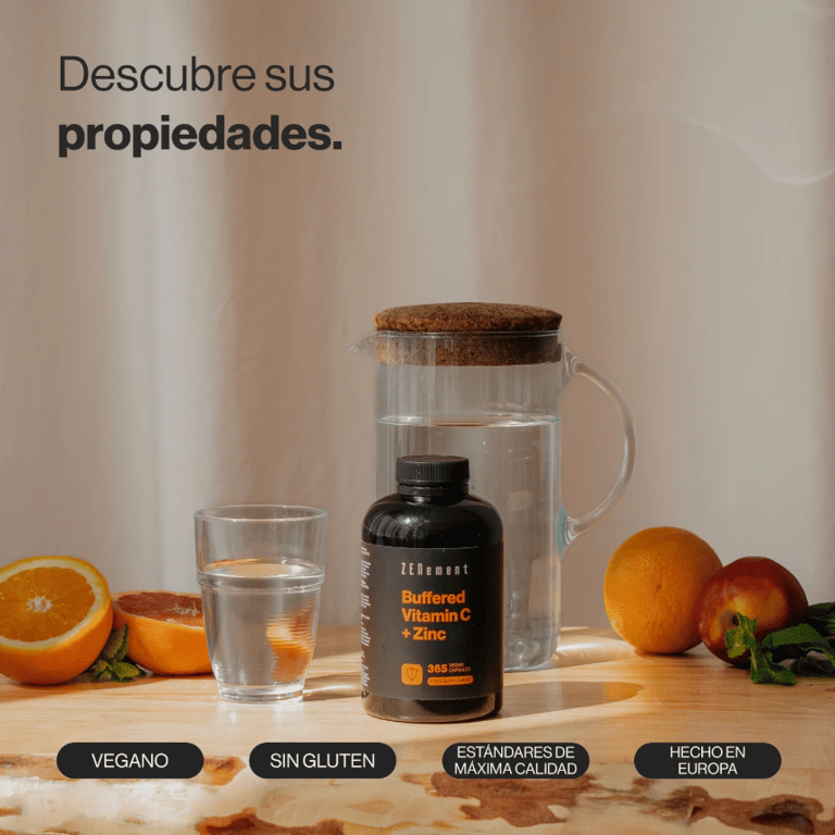 Vitamine C Tamponnée + Zinc 365 VCaps de Zenement