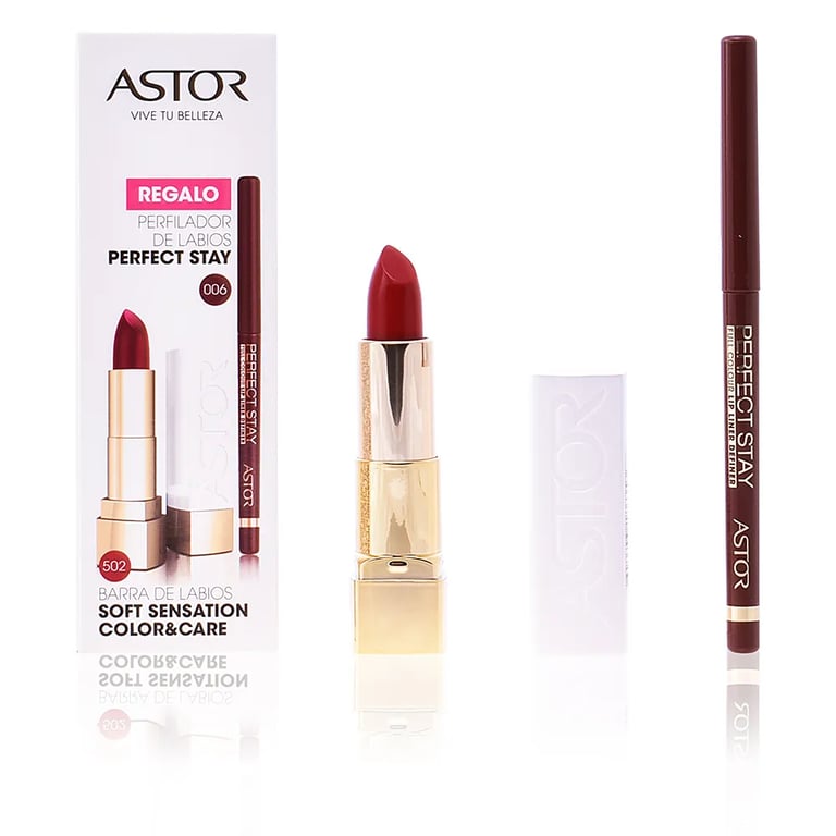 Soft Sensation #502 Tender Cherry + Lip Liner