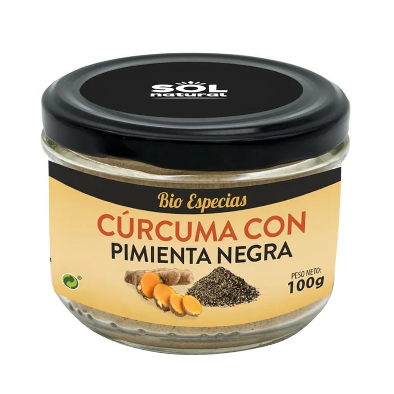 Curcuma Met Zwarte Peper Bio