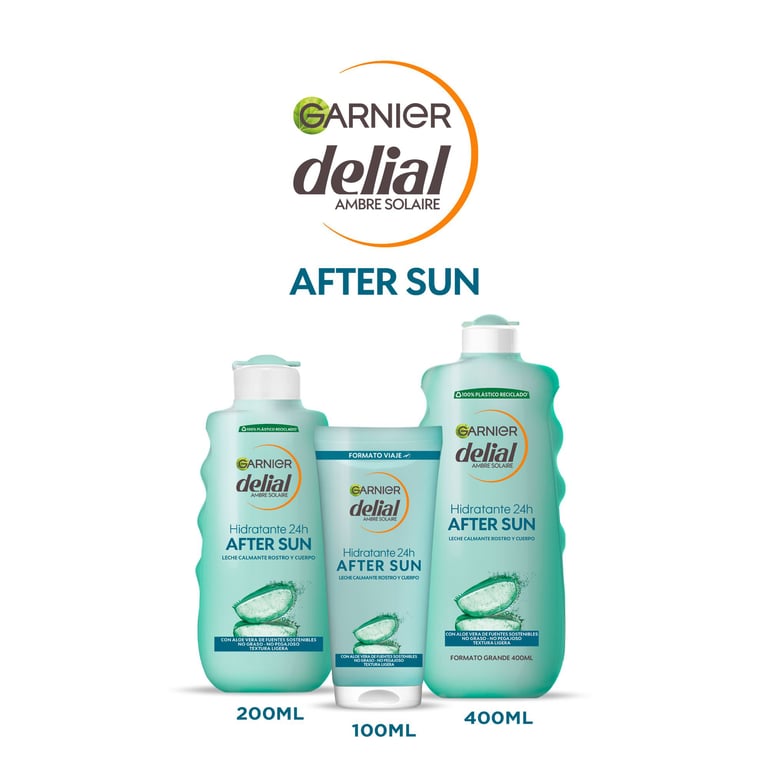 After Sun Lait Hydratant Apaisante 100 ml de Delial