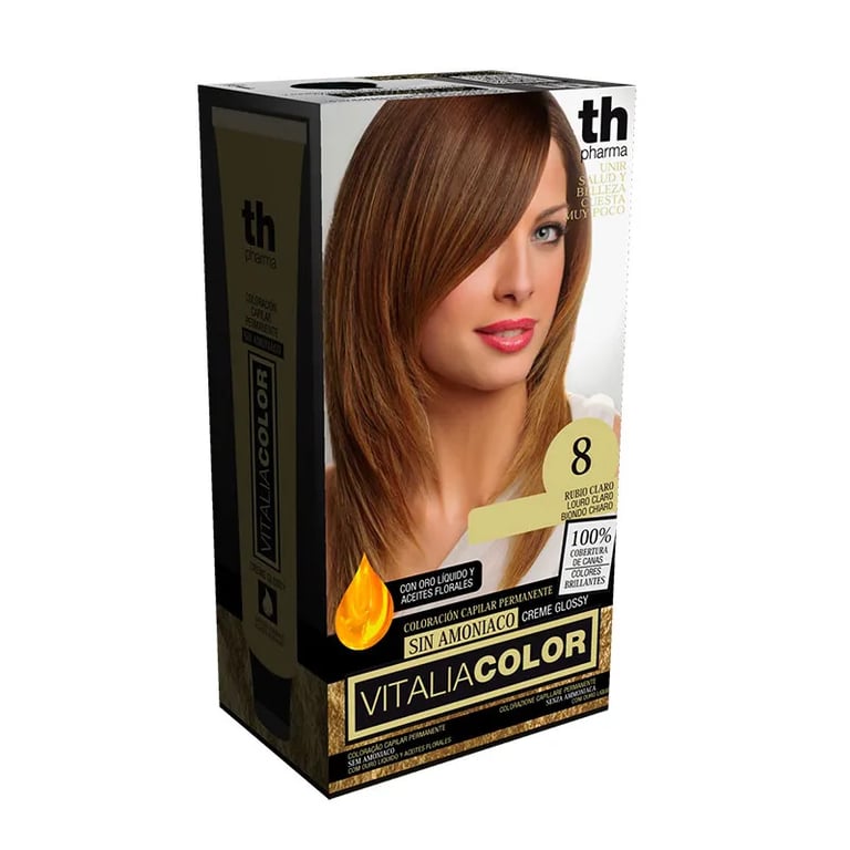Vitalia Color Tönung Nº8 Ohne Ammoniak Hellblond