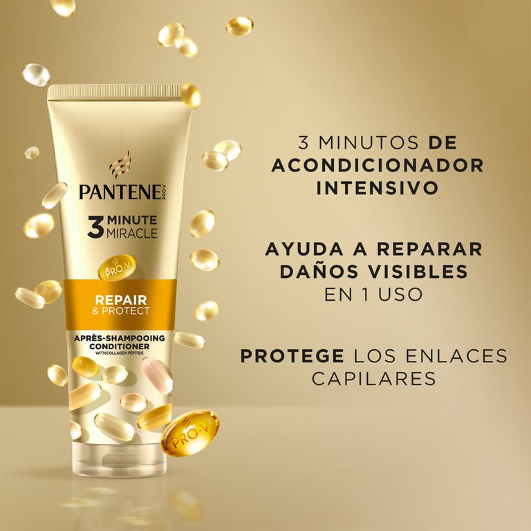 3 Minutes Miracle Répare & Protège Après-Shampooing 220 ml de Pantene