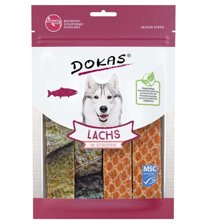 Dog Tiras de Salmón