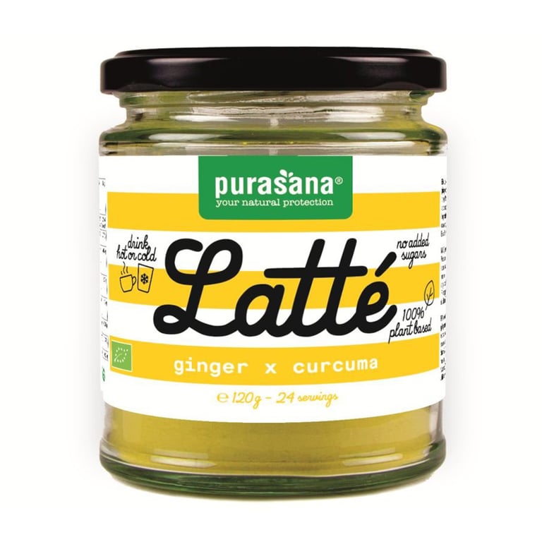 Latté de Jengibre y Cúrcuma  Bio
