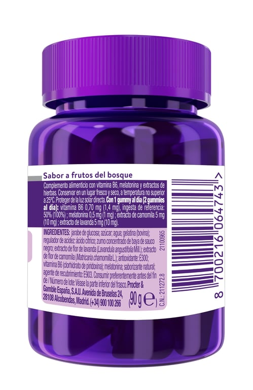Kids Natura Melatonina Gummies 30 Uds de Zzzquil