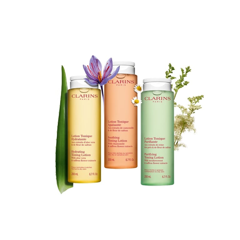 Feuchtigkeitsspendendes Gesichtswasser für normale und trockene Haut 200 ml von Clarins