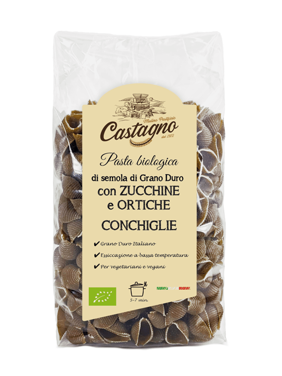 Pâtes Conchiglie Ortie Bio