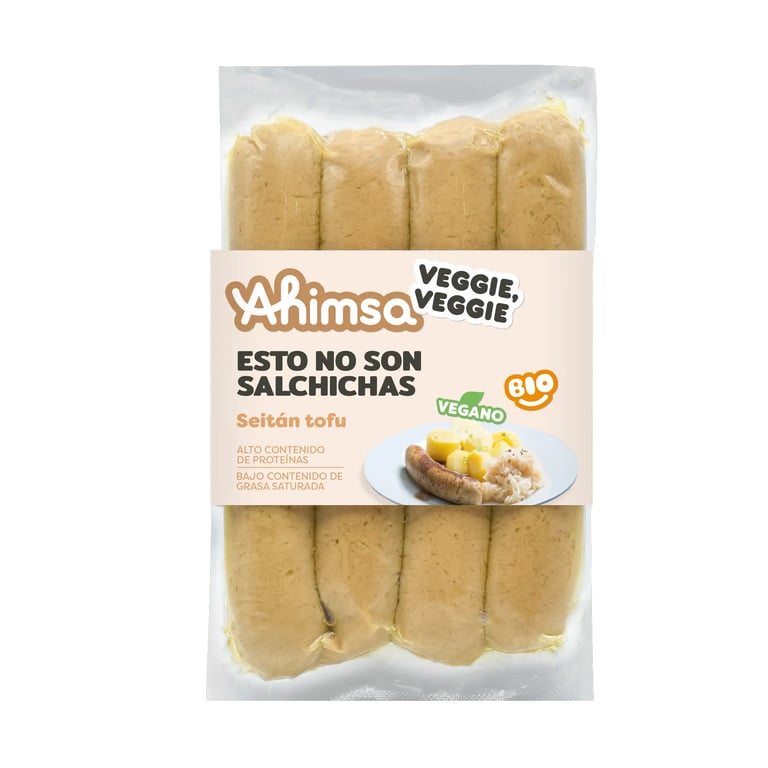 Salchichas Seitán Tofu Veganas Bio