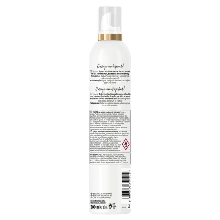 Pro-V Schaum Perfekte Wellen Mit Arganöl 300 ml von Pantene