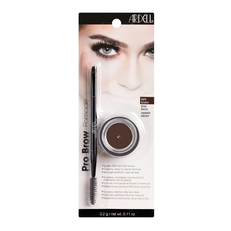 Pommade Sourcils C/ Brush #Châtain Foncé