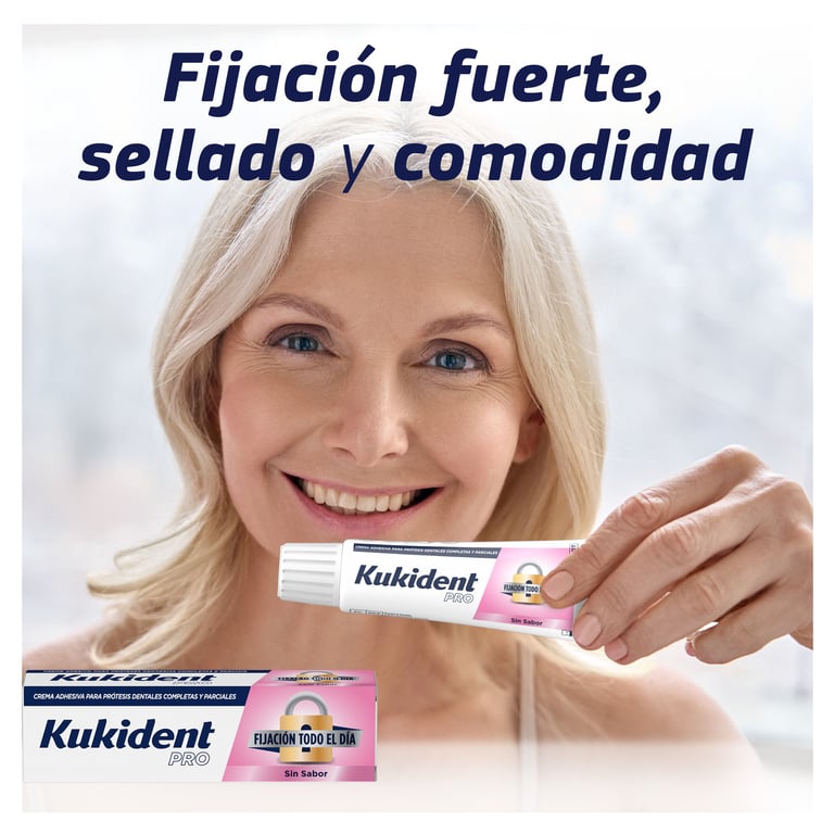KUKIDENT PRO COMPLETE CREMA ADHESIVA SABOR NEUTRO 47g
