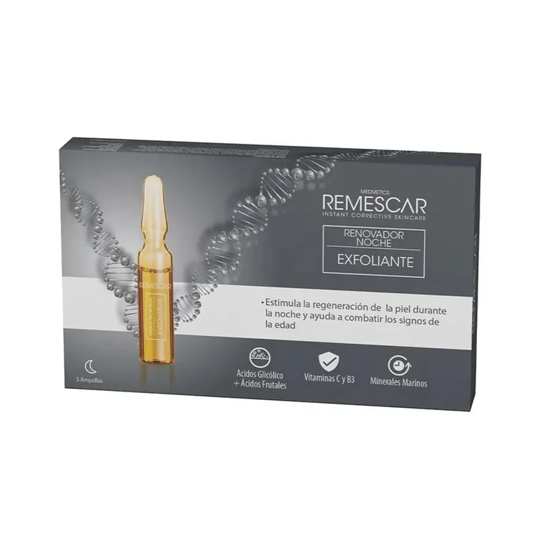 Tratamiento Renovador De Noche Exfoliante 5 Ampollas de 2 ml