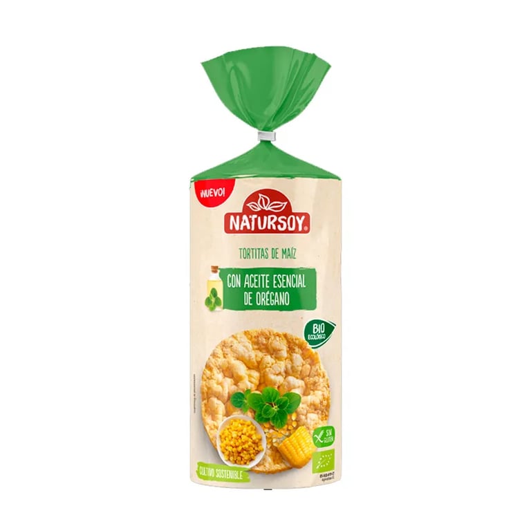 Galettes Bio de Maïs à l’Huile Essentielle d’Origan