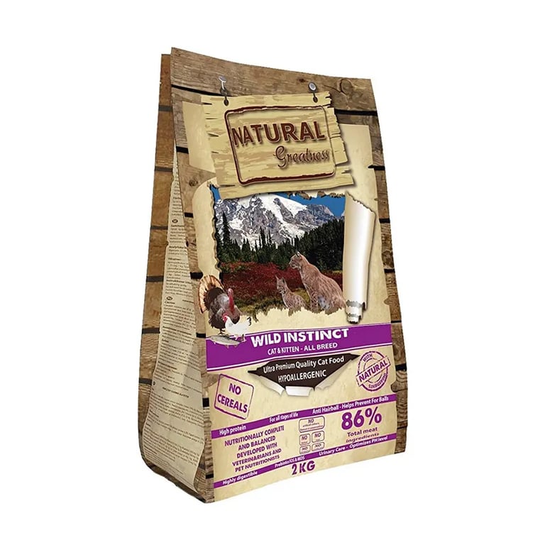 Gato Kitten Medium Large Receta Wild Instinct