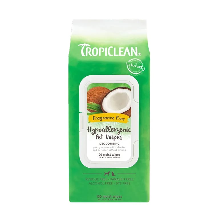 Wipes Pet Hypoallergenic Fragrance Free