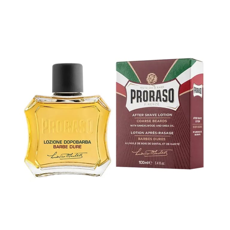 Red After Shave Lozione con Alcool