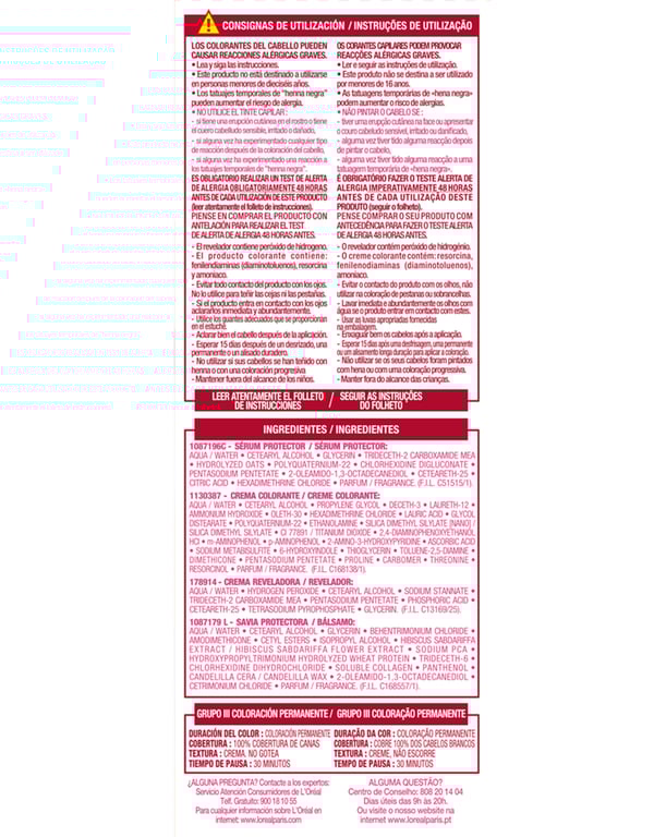 Excellence Creme #5.15 Castaño Helado de L'Oreal Paris