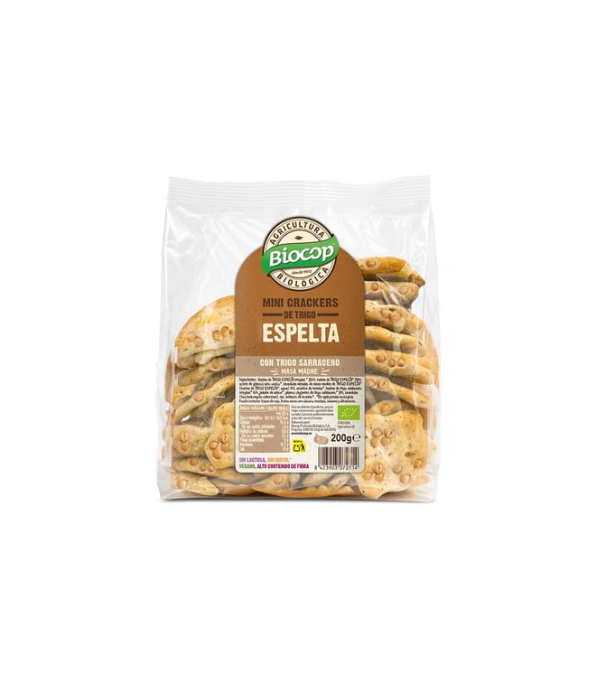 Mini Crackers de Espelta e Trigo