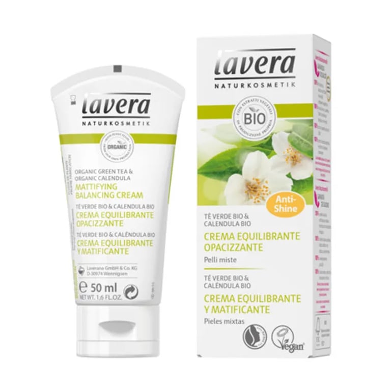 CREME EQUILIBRANTE EN MATIFICERENDE GROENE THEE