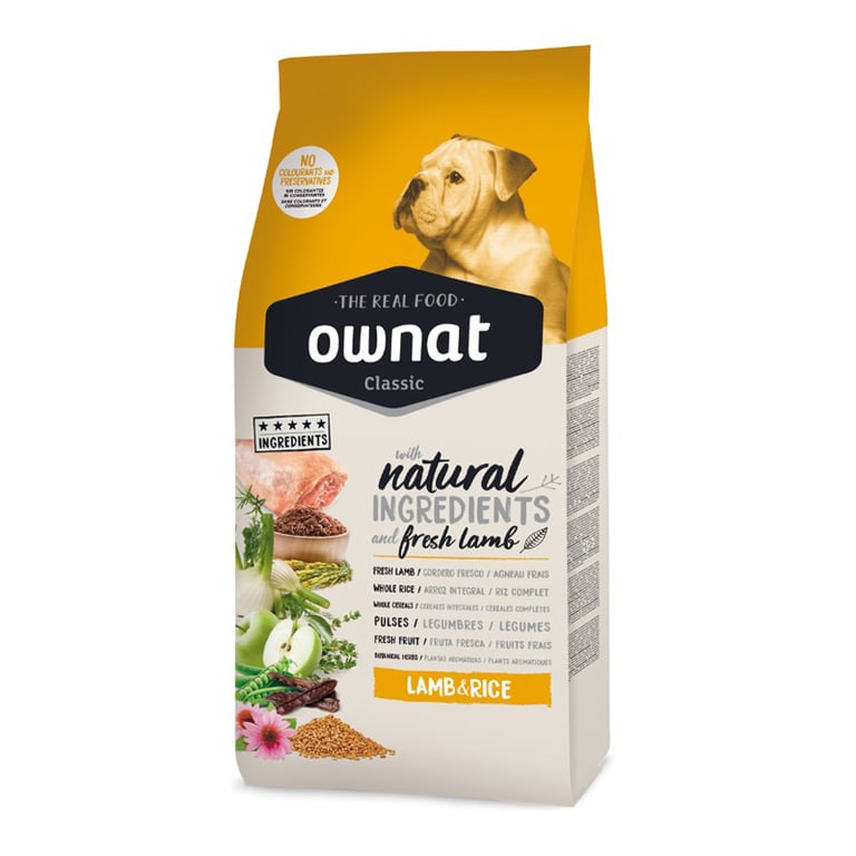 Ownat Classic Canine Adult Cordero Arroz