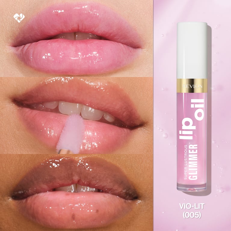Super Lustrous Glimmer Lip Oil #05 Vio-Lit de Revlon