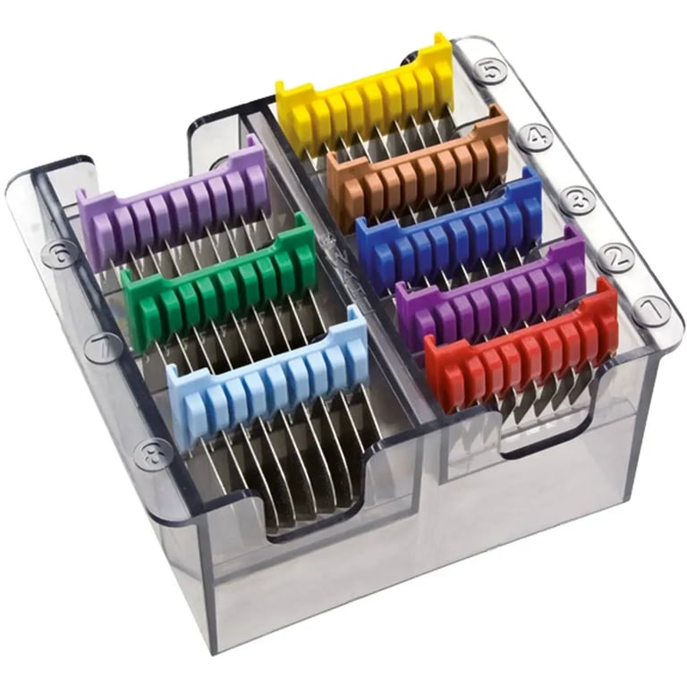 Doos Met Metalen Kammen Kleuren