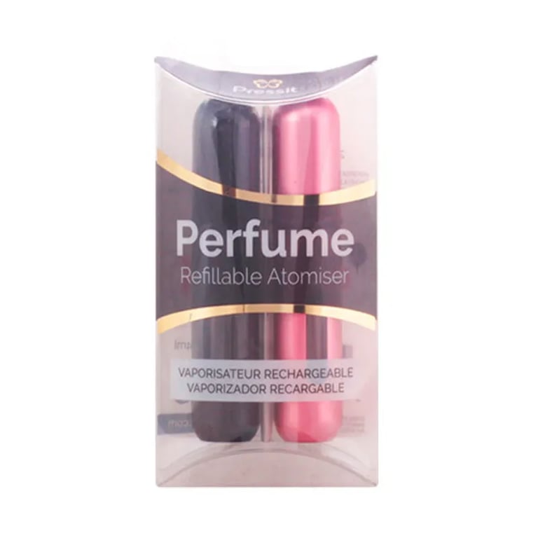Perfume Refillable Atomizer Lote 1 Vapo Negro + 1 Vapo Rosa