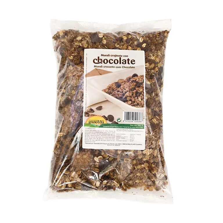 MUESLI CRUJIENTE CON CHOCOLATE