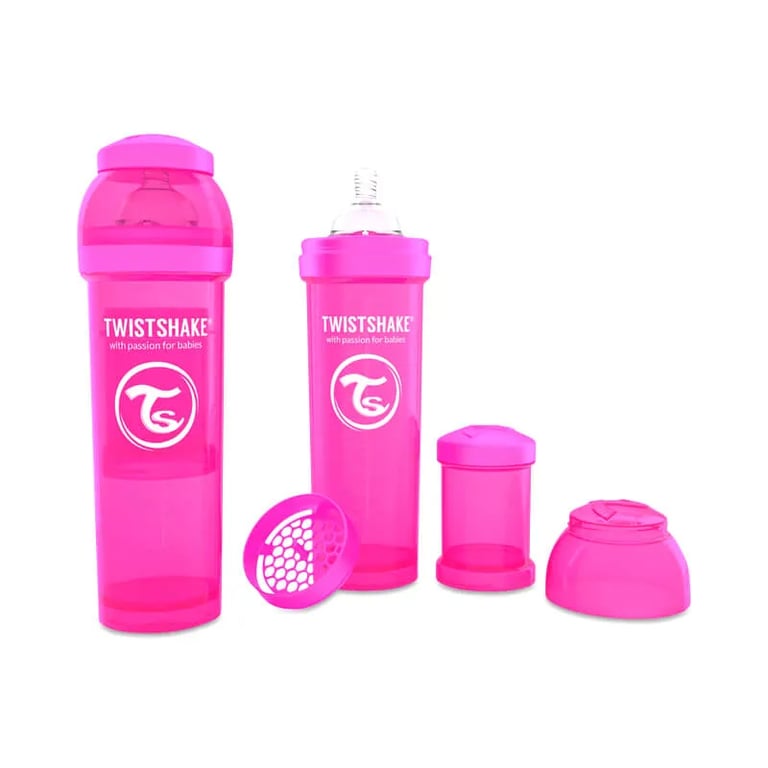 BIBERÓN ANTICÓLICO ROSA 330ml
