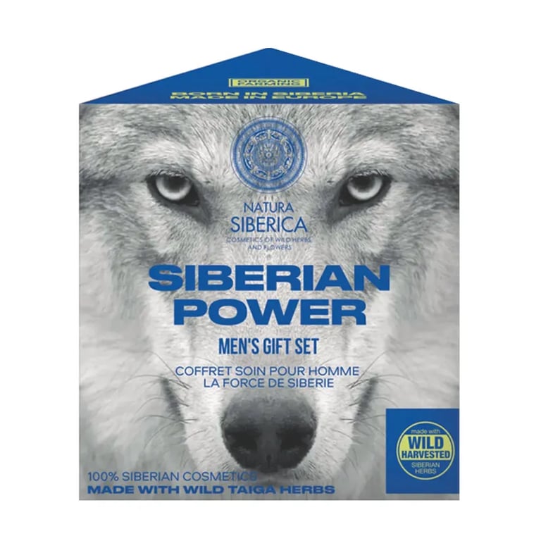 Set Siberian Power Men Gel Facial 150 ml + Creme Facial 80 ml