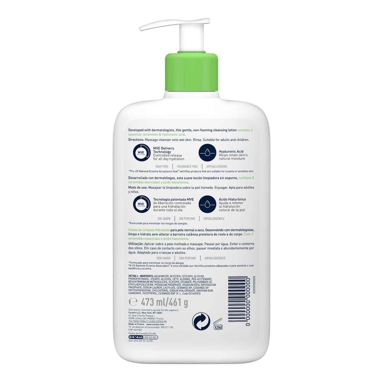 CERAVE NETTOYANT HYDRATANT 473 ml