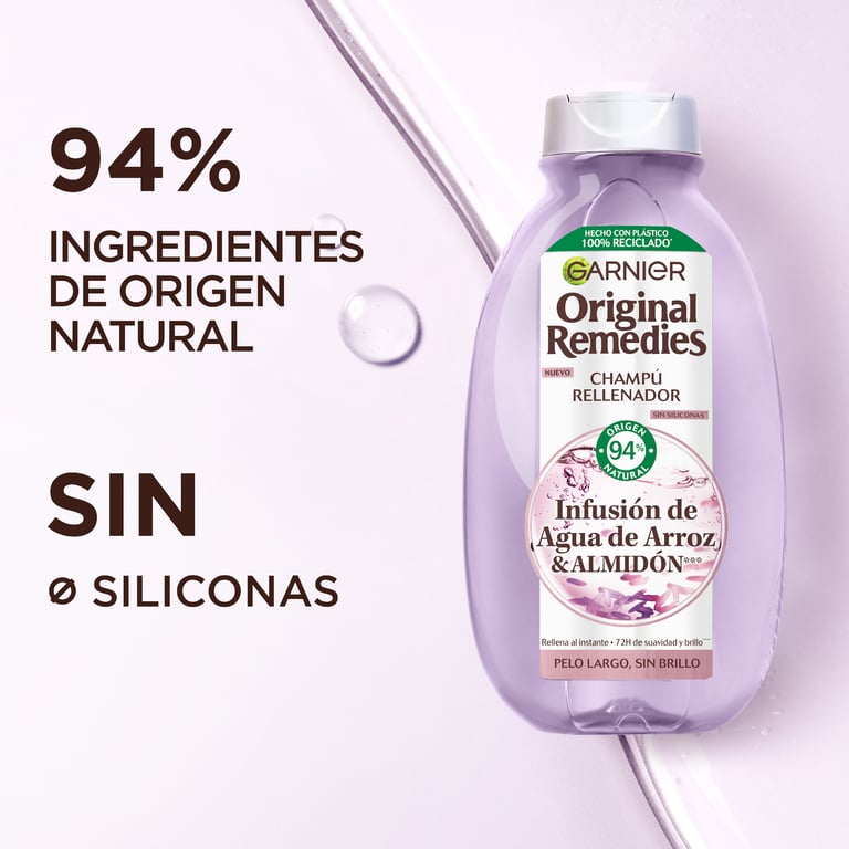 Reiswasser- und Stärke-Infusions-Füllungsshampoo 300 ml von Garnier