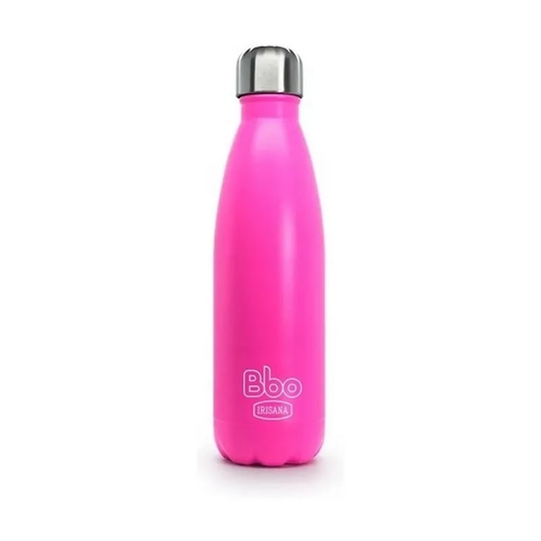 Botella Bbo Termo Acero Inoxidable Fucsia