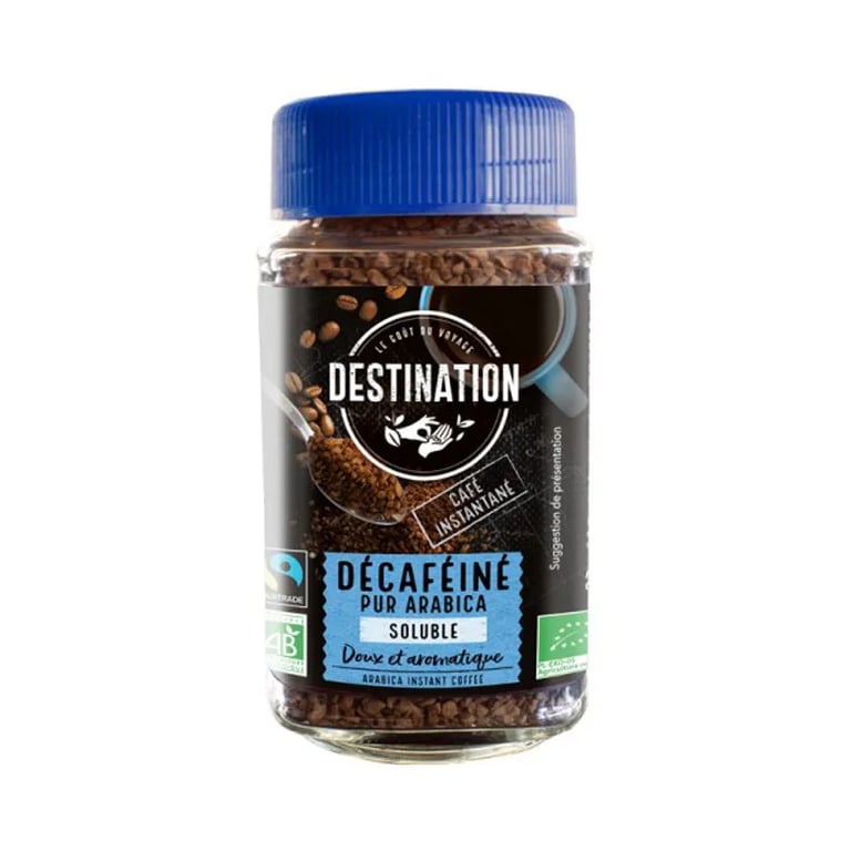Café Instantané Décaféiné Soluble Bio