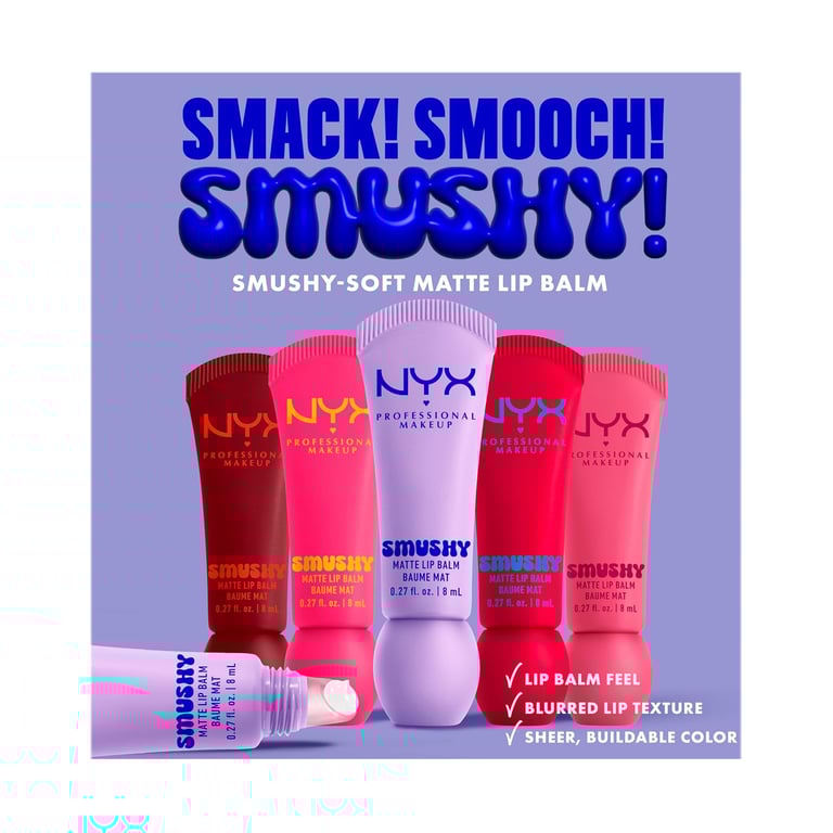 Lip Balm Smushy Matte #03 Sweet Smack de NYX