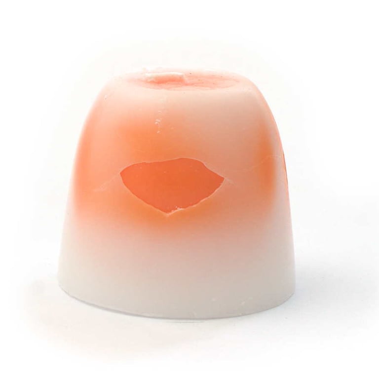 Vela Energética Artesana 100% Vegetal Naranja
