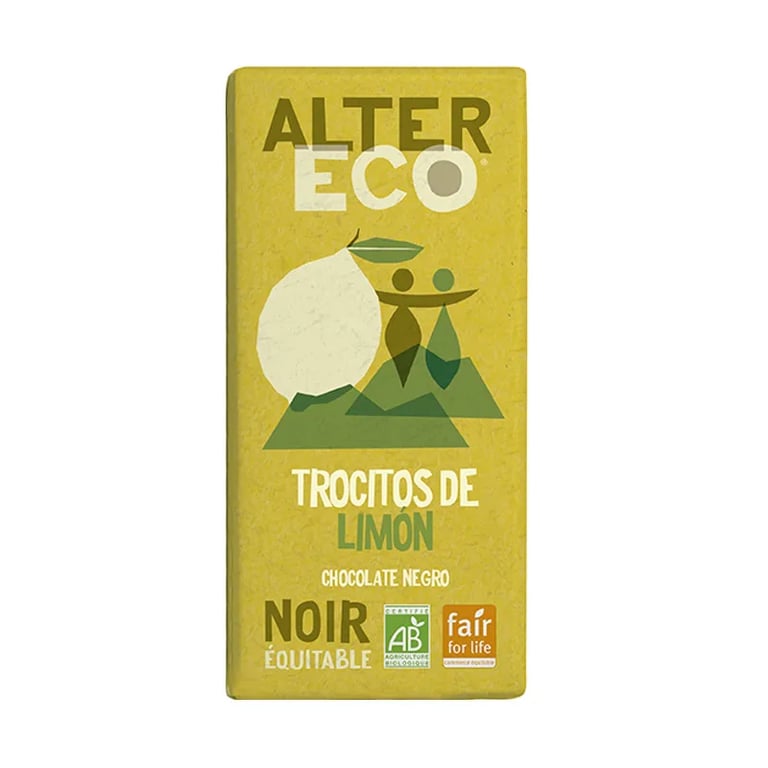 Chocolate Negro Con Limón Bio