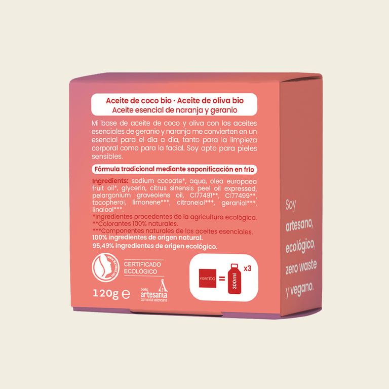 Savon Écologique Essentiel Géranium - imagen 5 de 6