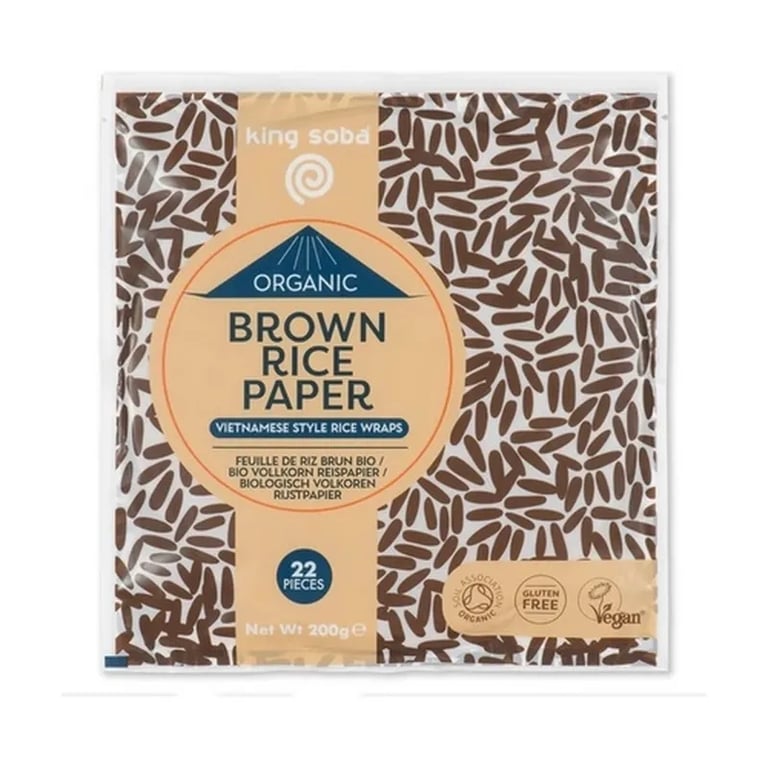 Papier De Riz Complet Bio Sans Gluten Vegan