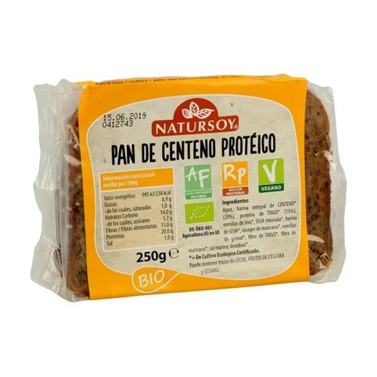 Pain de Seigle Protéiné Bio Vegan