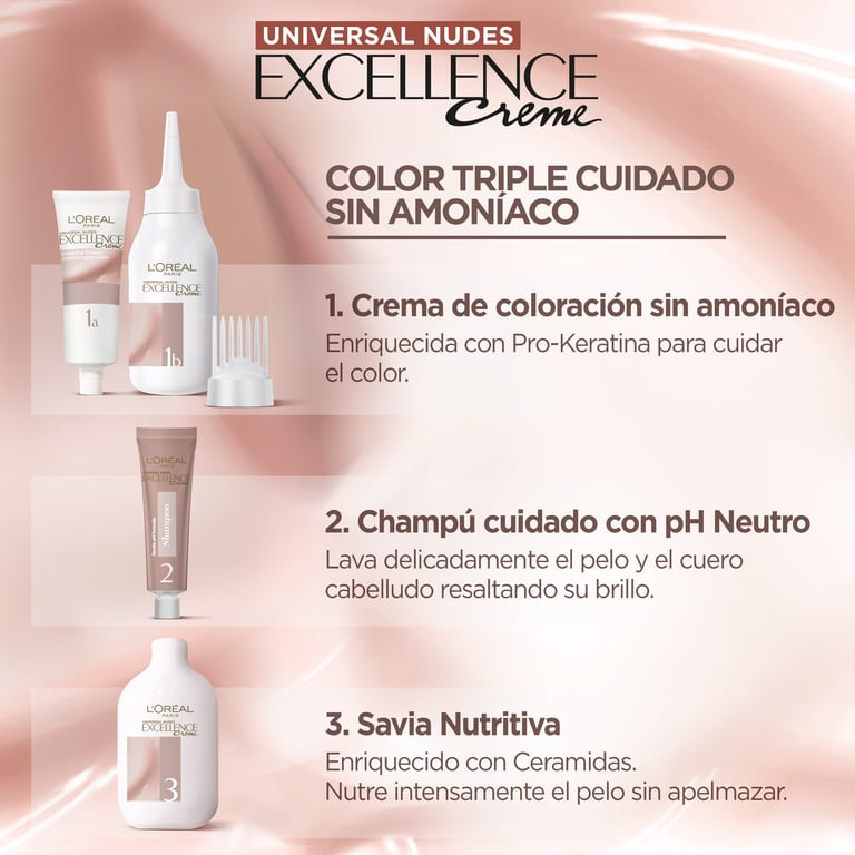 Excellence Creme Universal Nudes Tinte #10U-Lightest Blonde von L'Oreal Expert Professionnel